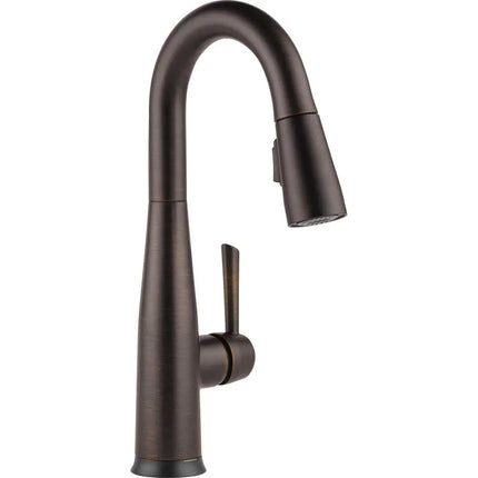 Delta Single Handle Pull-Down Bar/Prep Faucet With Touch2O 9913T-RB-DST - Plumbing Market