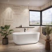 Produits Neptune 6730 AFR Acrylic Freestanding Bathtub White - Plumbing Market