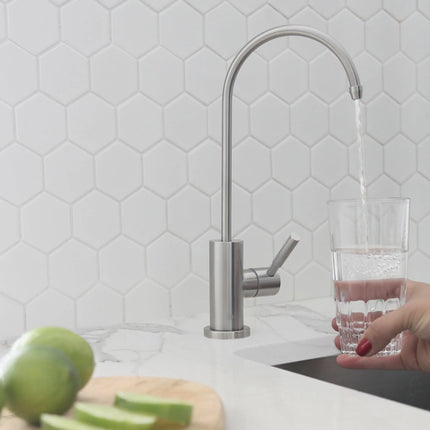 Pull Down Kitchen Faucet + Water Tap - Brushed Stainless Steel Finish by Stylish® K131SK142S - Plumbing Market