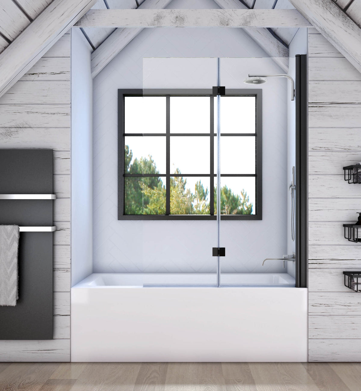 Oceania QI-105 Bath Screen 48" x 55"