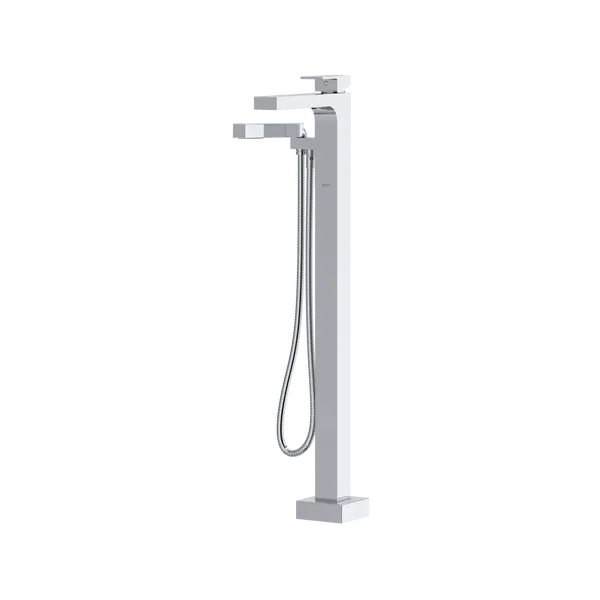 Quadrik™ Single Hole Pressure Balance Floor Mount Tub Filler Trim - Plumbing Market