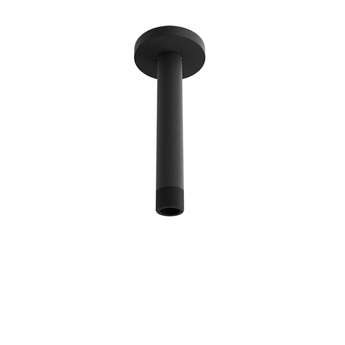 Baril 6" Ceiling Mounted Shower Arm RAC-0618-02 in Matte Black