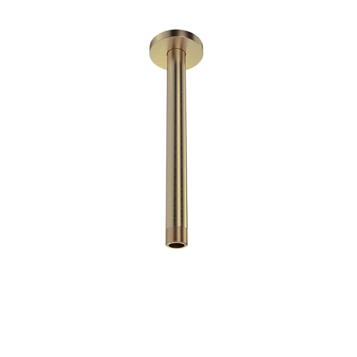 Baril 9" Ceiling Mounted Shower Arm RAC-0918-02 in Warm Gold