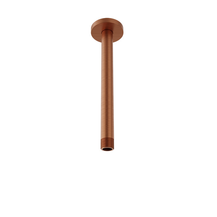 Baril 9" Ceiling Mounted Shower Arm RAC-0918-02 in Satin Copper