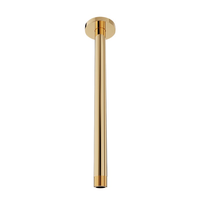 Baril 12" Ceiling Mounted Shower Arm RAC-1218-02 in Gold