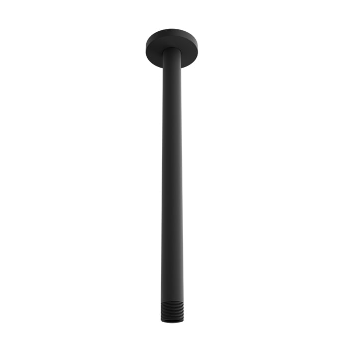 Baril 12" Ceiling Mounted Shower Arm RAC-1218-02 in Matte Black