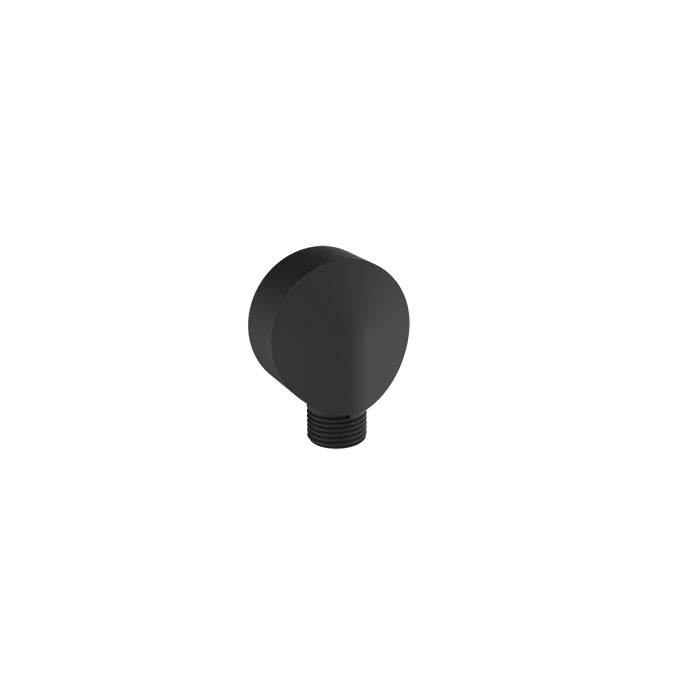 Baril Wall-Mounted Supply Elbow RAC-9001-13 in Matte Black