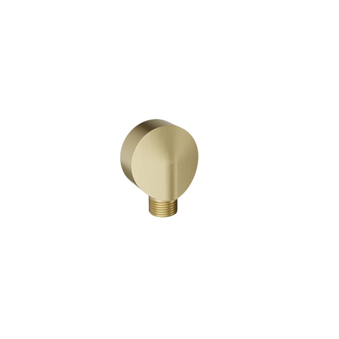 Baril Wall-Mounted Supply Elbow RAC-9001-13 in Satin Brass