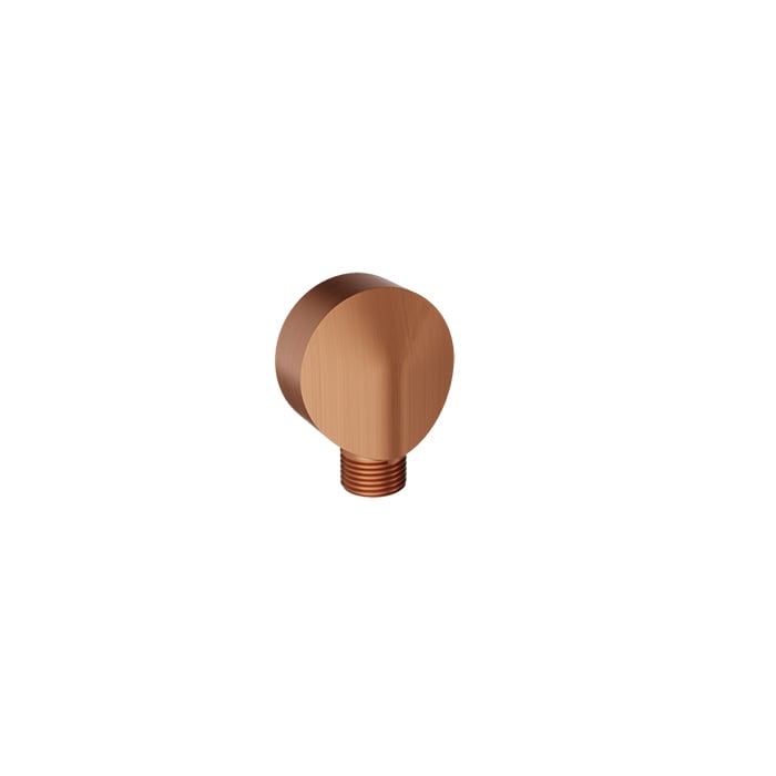 Baril Wall-Mounted Supply Elbow RAC-9001-13 in Satin Copper
