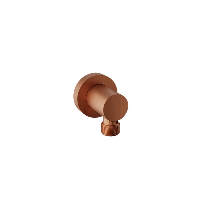 Baril Wall-Mounted Supply Elbow RAC-9001-16 in Satin Copper