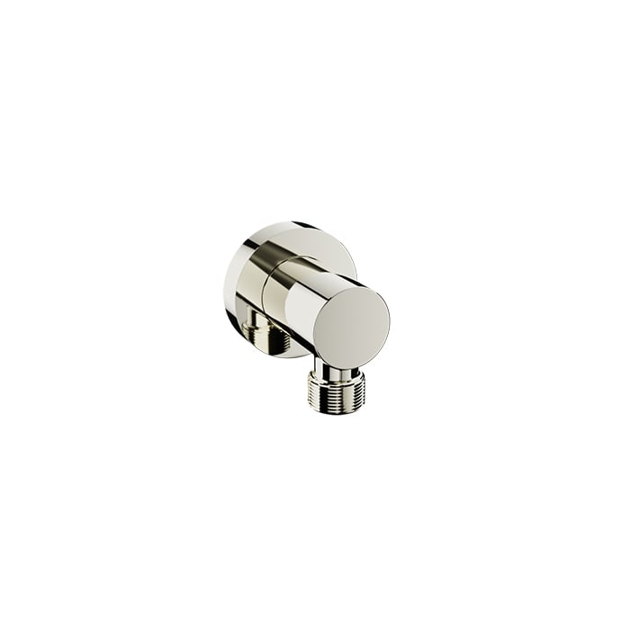 Baril Wall-Mounted Supply Elbow RAC-9001-16 in Polished Nickel