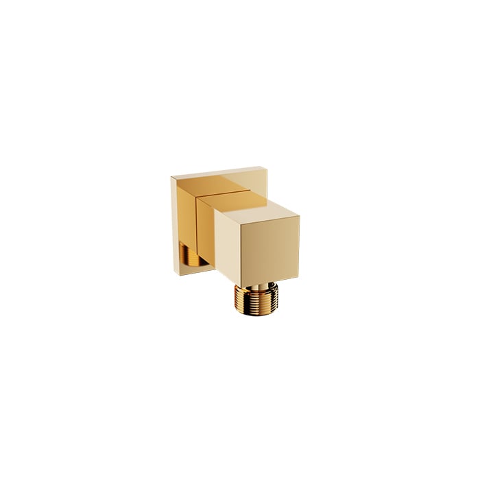 Baril Square Wall-Mounted Supply Elbow RAC-9001-18 in Gold