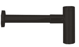Baril Round Decorative Bottle Trap REN-8800-00 in Matte Black