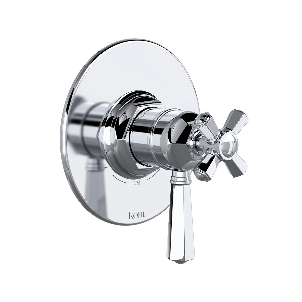 ROHL 1/2" Therm & Pressure Balance Trim With 2 Functions TTN44W1 - Polished Chrome
