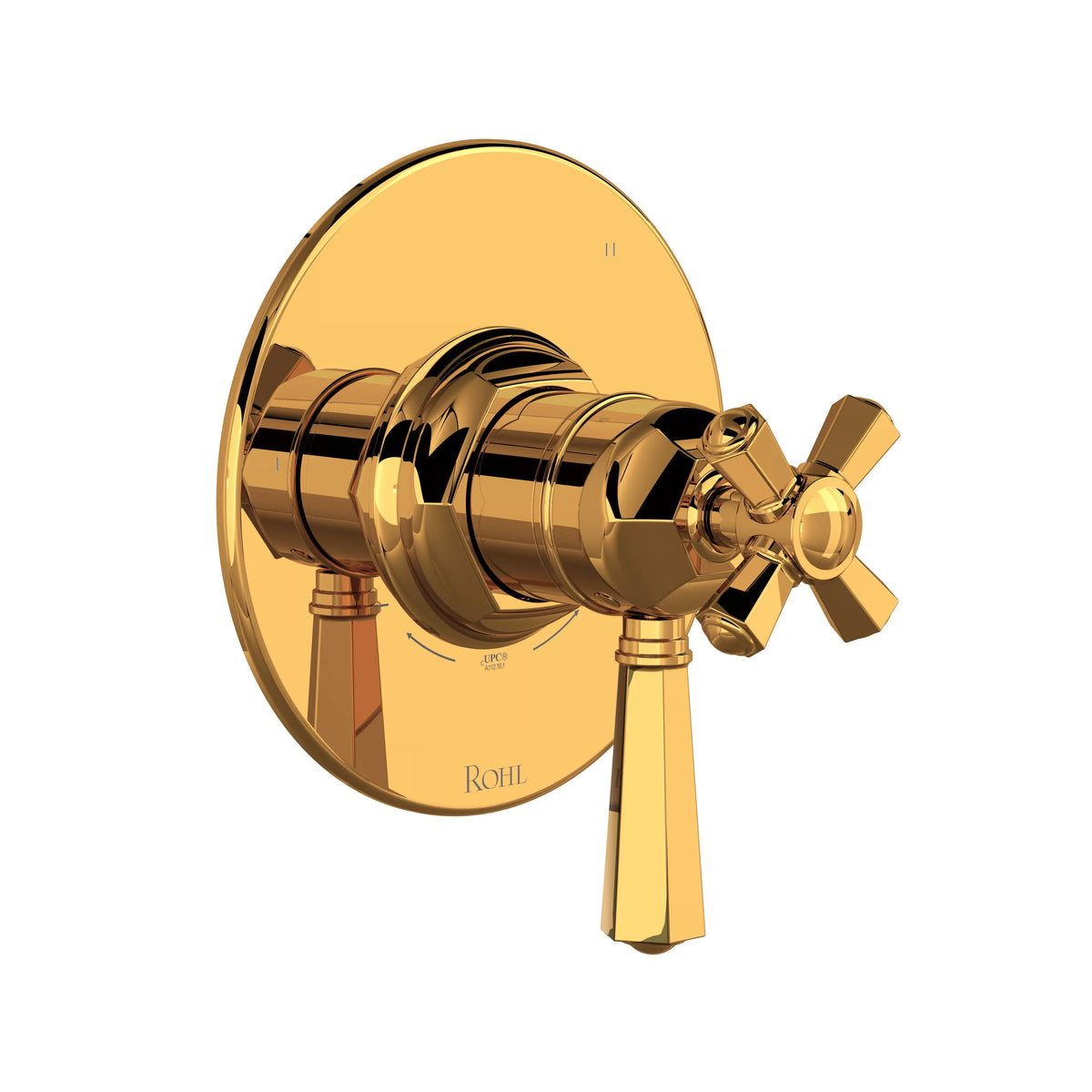 ROHL 1/2" Therm & Pressure Balance Trim With 5 Functions TTN45W1 - Italian Brass