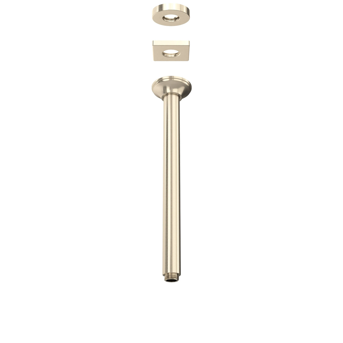 ROHL 13" Ceiling Mount Shower Arm 1505/12 - Satin Nickel