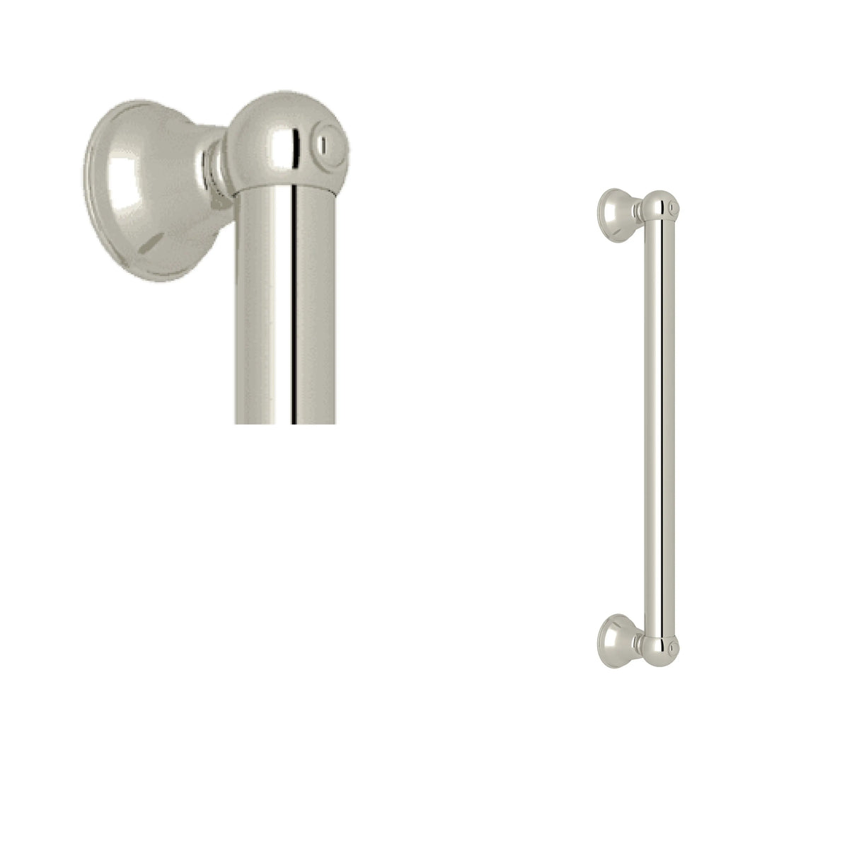 ROHL 18" Grab Bar 1252 - Polished Nickel