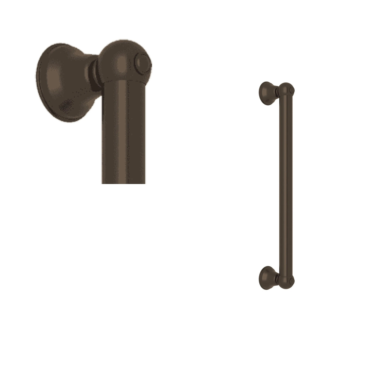 ROHL 18" Grab Bar 1252 - Tuscan Brass