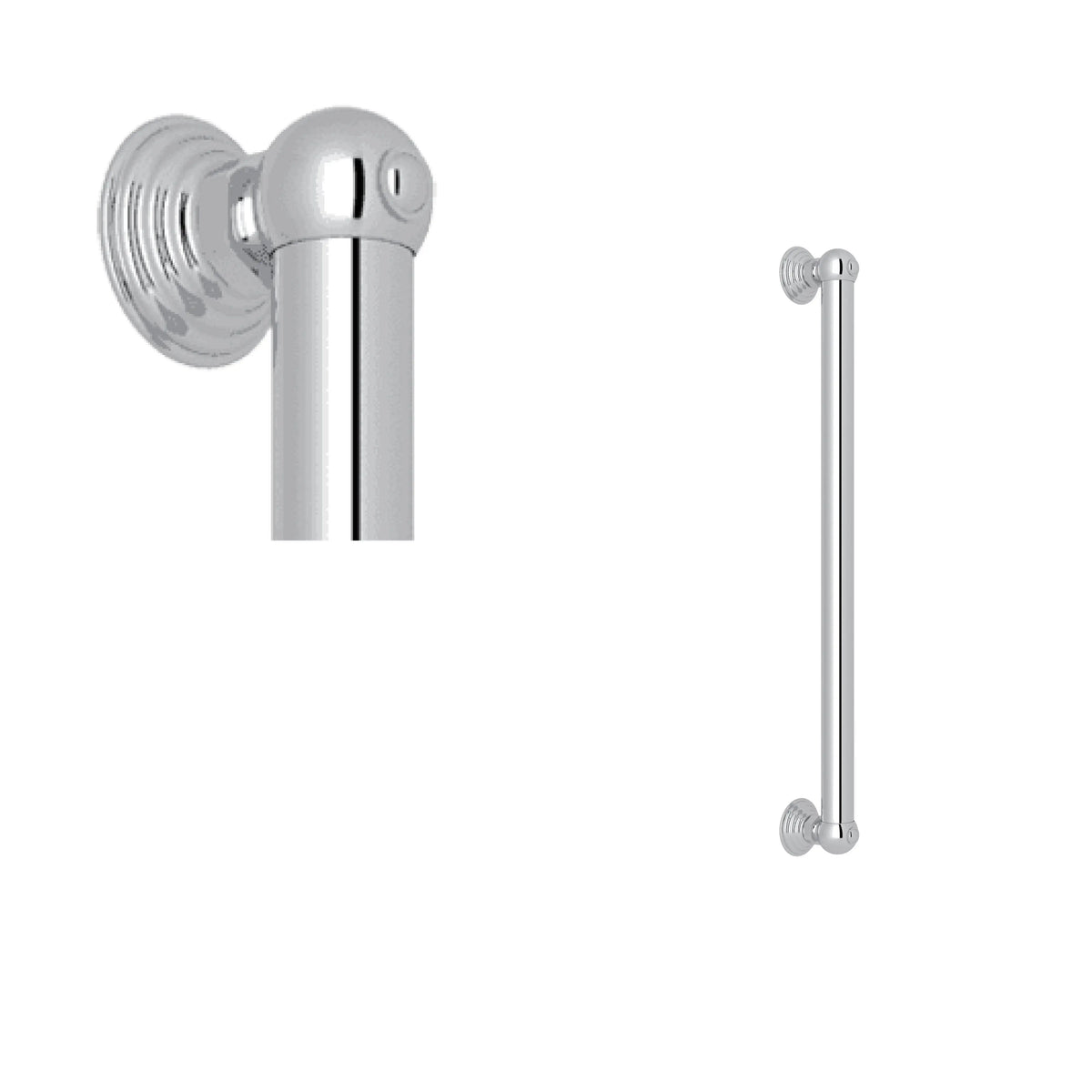 ROHL 18" Grab Bar 1260 - Polished Chrome