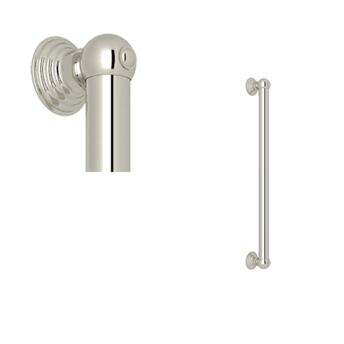 ROHL 18" Grab Bar 1260 - Polished Nickel