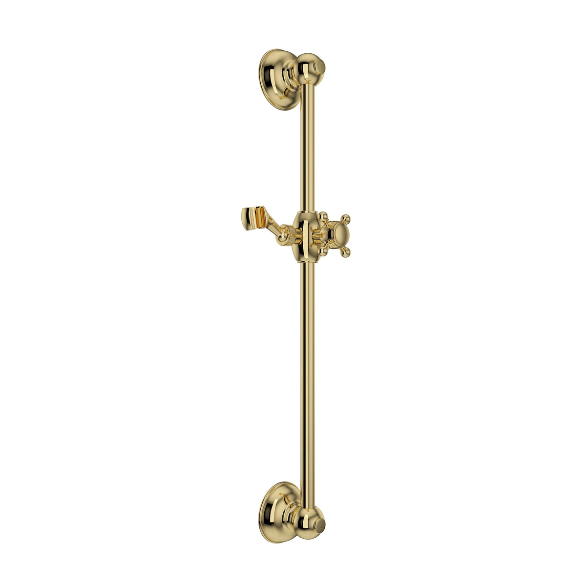 ROHL 22" Slide Bar 1201 - Unlacquered Brass