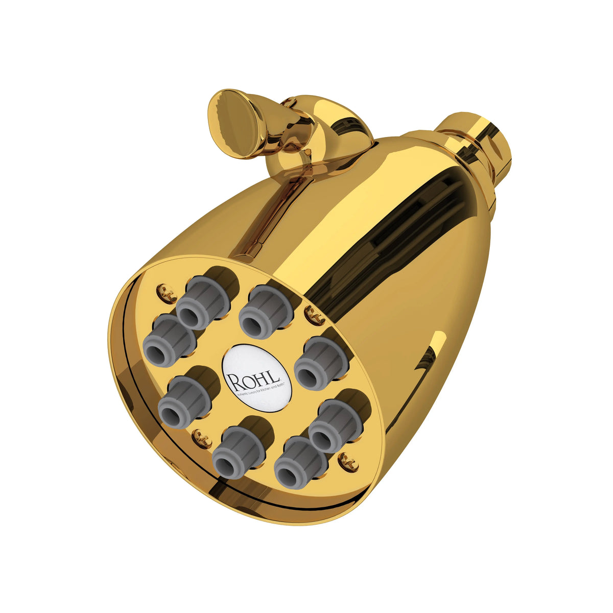 ROHL 4" Multi-Function Showerhead BI00059 - Unlacquered Brass