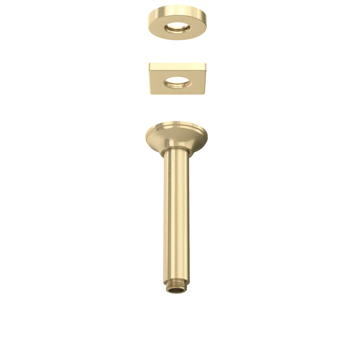 ROHL 7" Ceiling Mount Shower Arm 1505/6 - Antique Gold