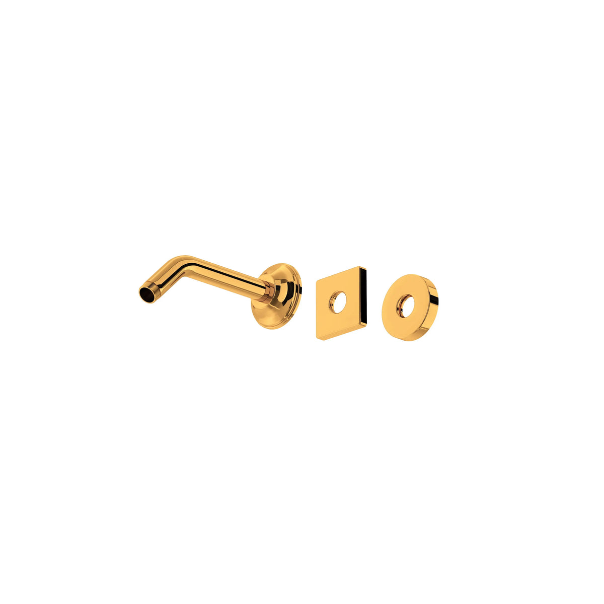 ROHL 7" Wall Mount Shower Arm 1440/6 - Italian Brass