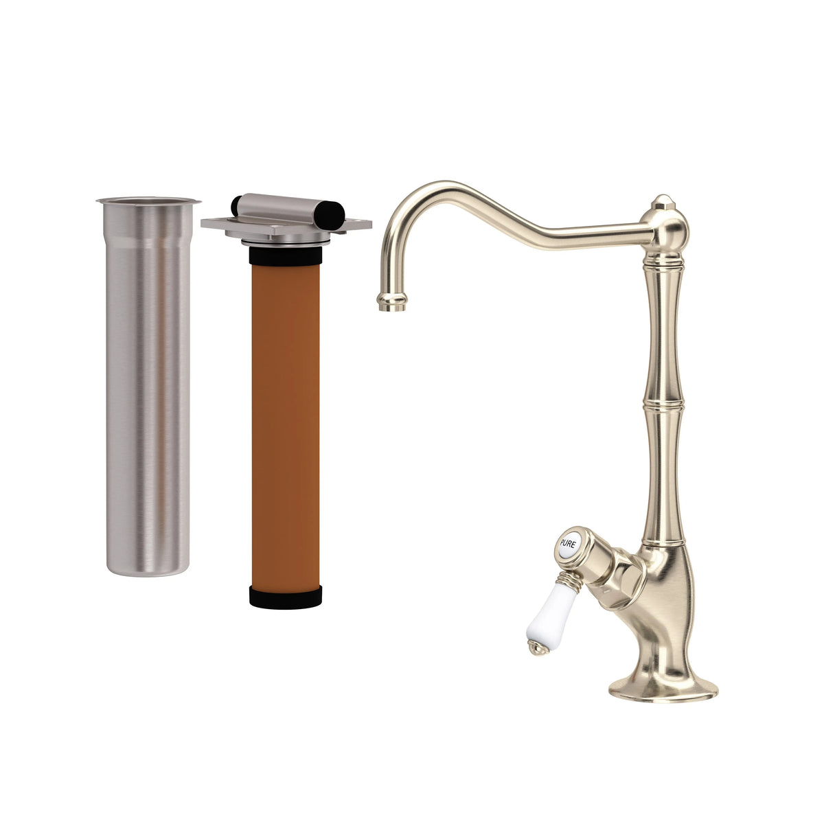 ROHL Acqui Filter Kitchen Faucet Kit AKIT1435LP - Satin Nickel