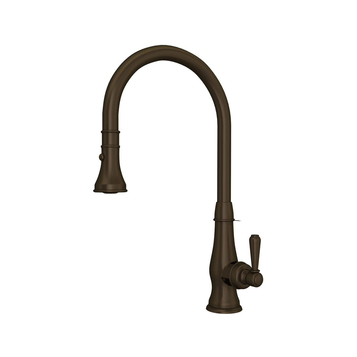 ROHL Acqui Pull-Down Kitchen Faucet A3420 - Tuscan Brass