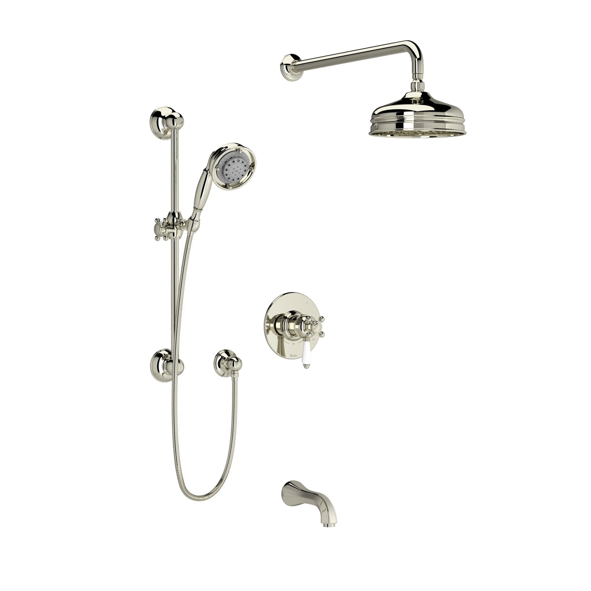 ROHL Acqui Shower Kit 1345 Trim TKIT1345AQLP - Polished Nickel
