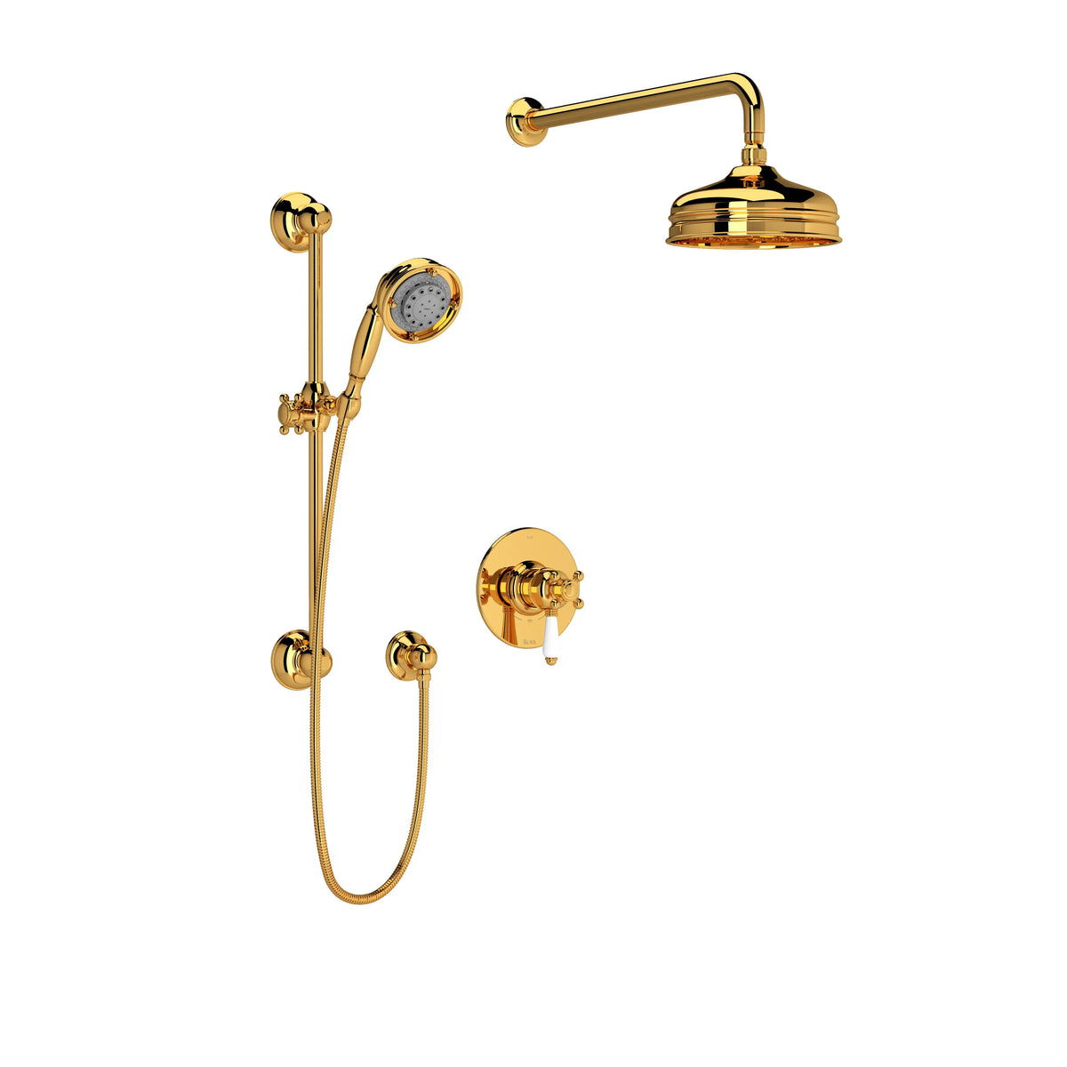 ROHL Acqui Shower Kit 323 Trim TKIT323AQLP - Italian Brass