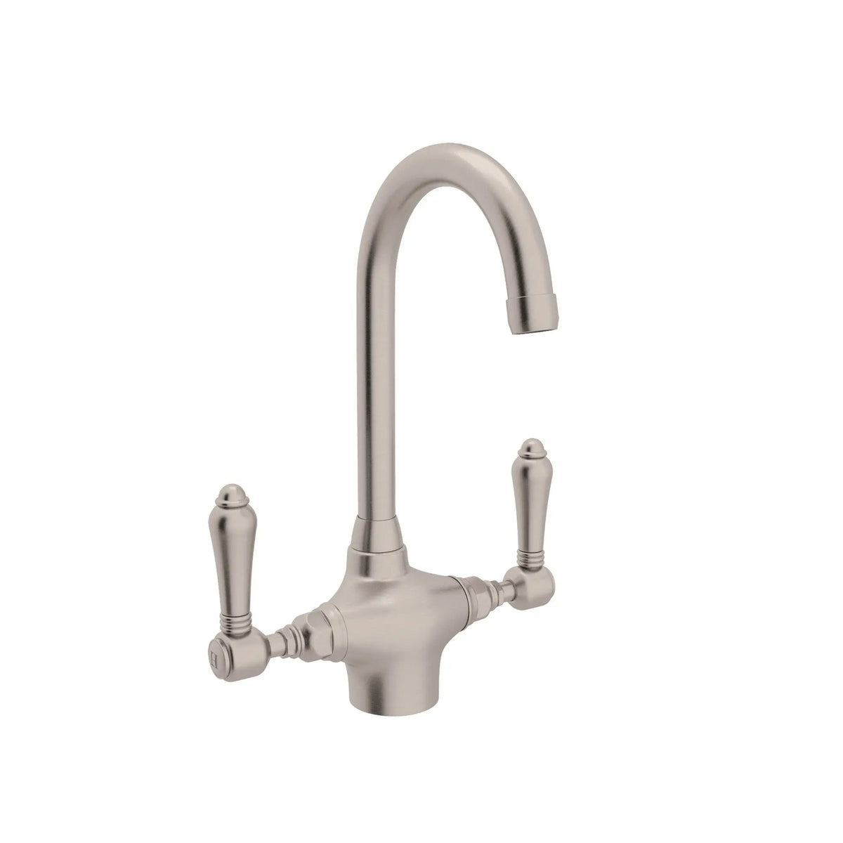 ROHL Acqui Two Handle Bar/Food Prep Kitchen Faucet A1667LM - Satin Nickel