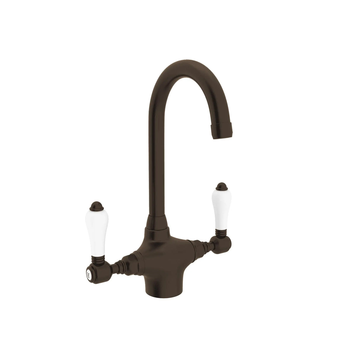 ROHL Acqui Two Handle Bar/Food Prep Kitchen Faucet A1667LP - Tuscan Brass