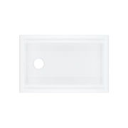 ROHL Allia 30" Fireclay Undermount Chef/Workstation Sink ALUM3019WS - White
