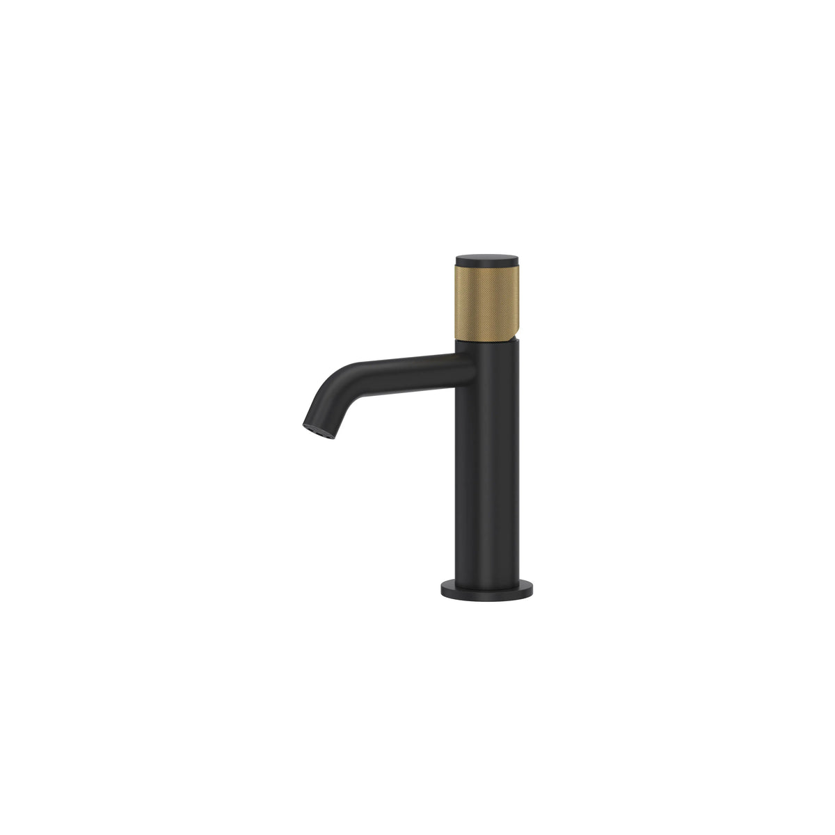 ROHL Amahle Single Handle Lavatory Faucet AM01D1 - Matte Black/Antique Gold