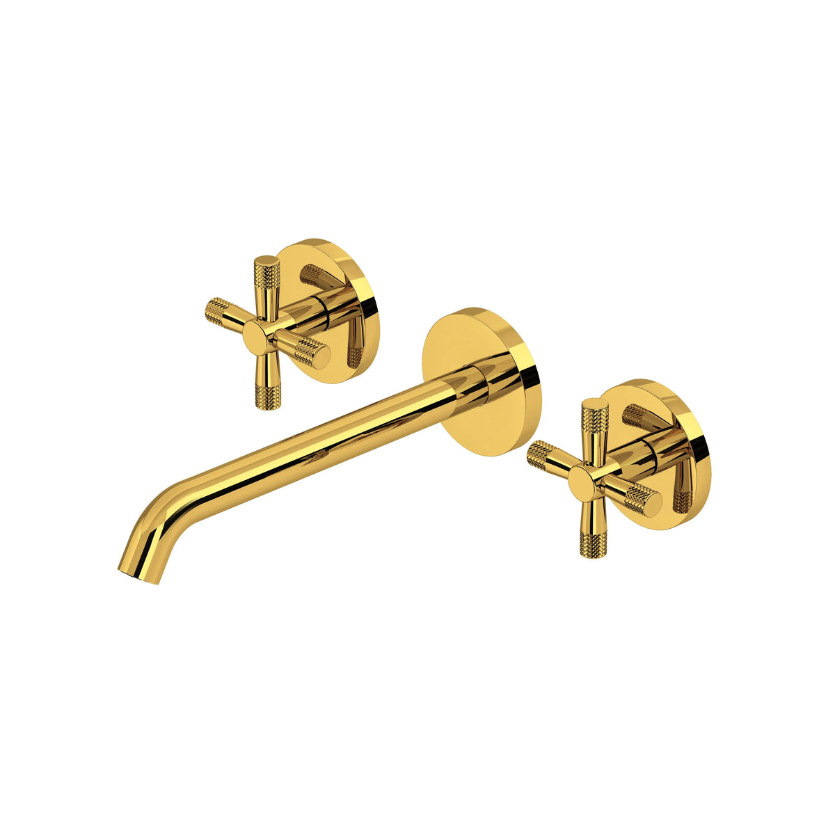 ROHL Amahle Wall Mount Lavatory Faucet Trim TAM08W3XM - Unlacquered Brass