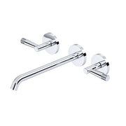 ROHL Amahle Wall Mount Tub Filler Trim With C-Spout TAM06W3LM - Polished Chrome