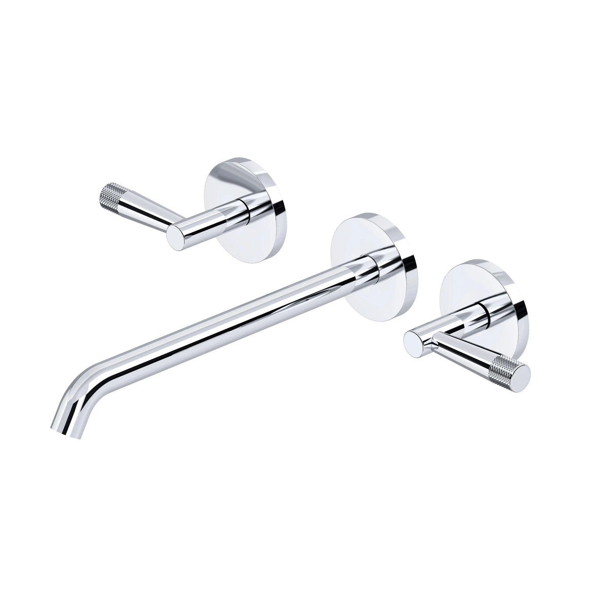 ROHL Amahle Wall Mount Tub Filler Trim With C-Spout TAM06W3LM - Polished Chrome