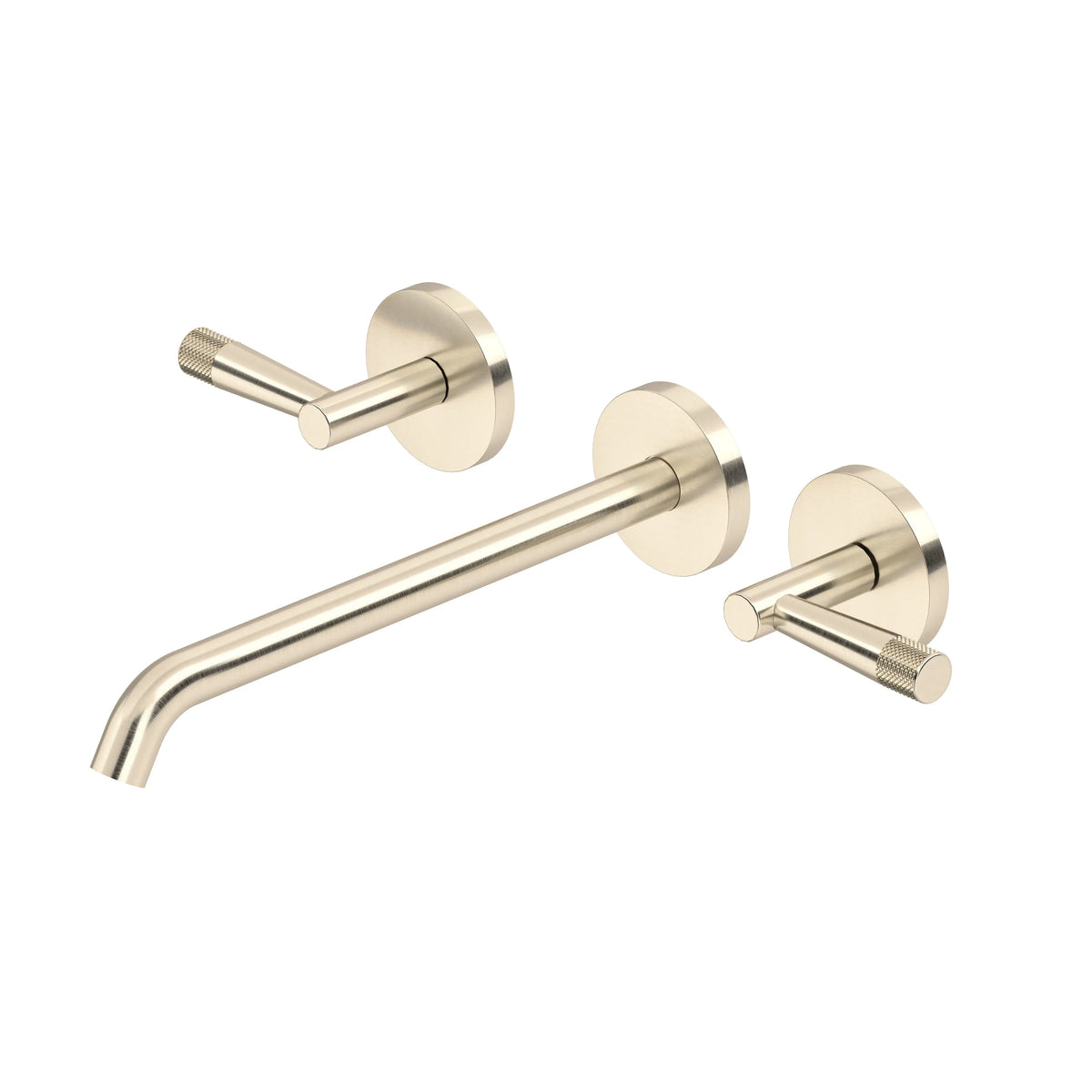 ROHL Amahle Wall Mount Tub Filler Trim With C-Spout TAM06W3LM - Satin Nickel