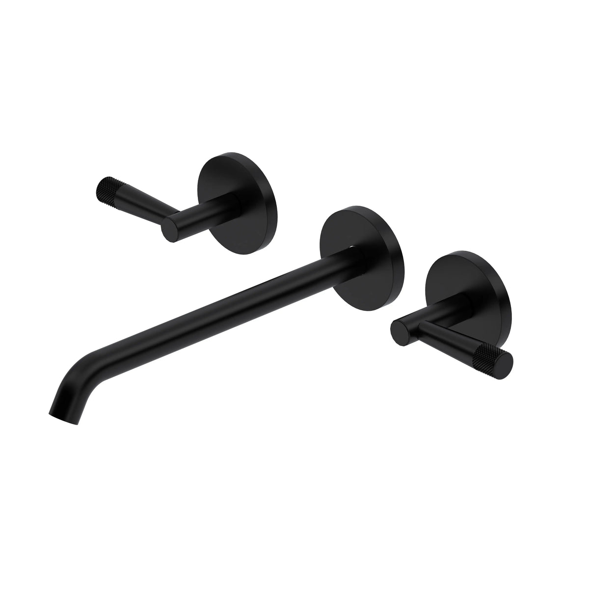 ROHL Amahle Wall Mount Tub Filler Trim With C-Spout TAM06W3LM - Matte Black