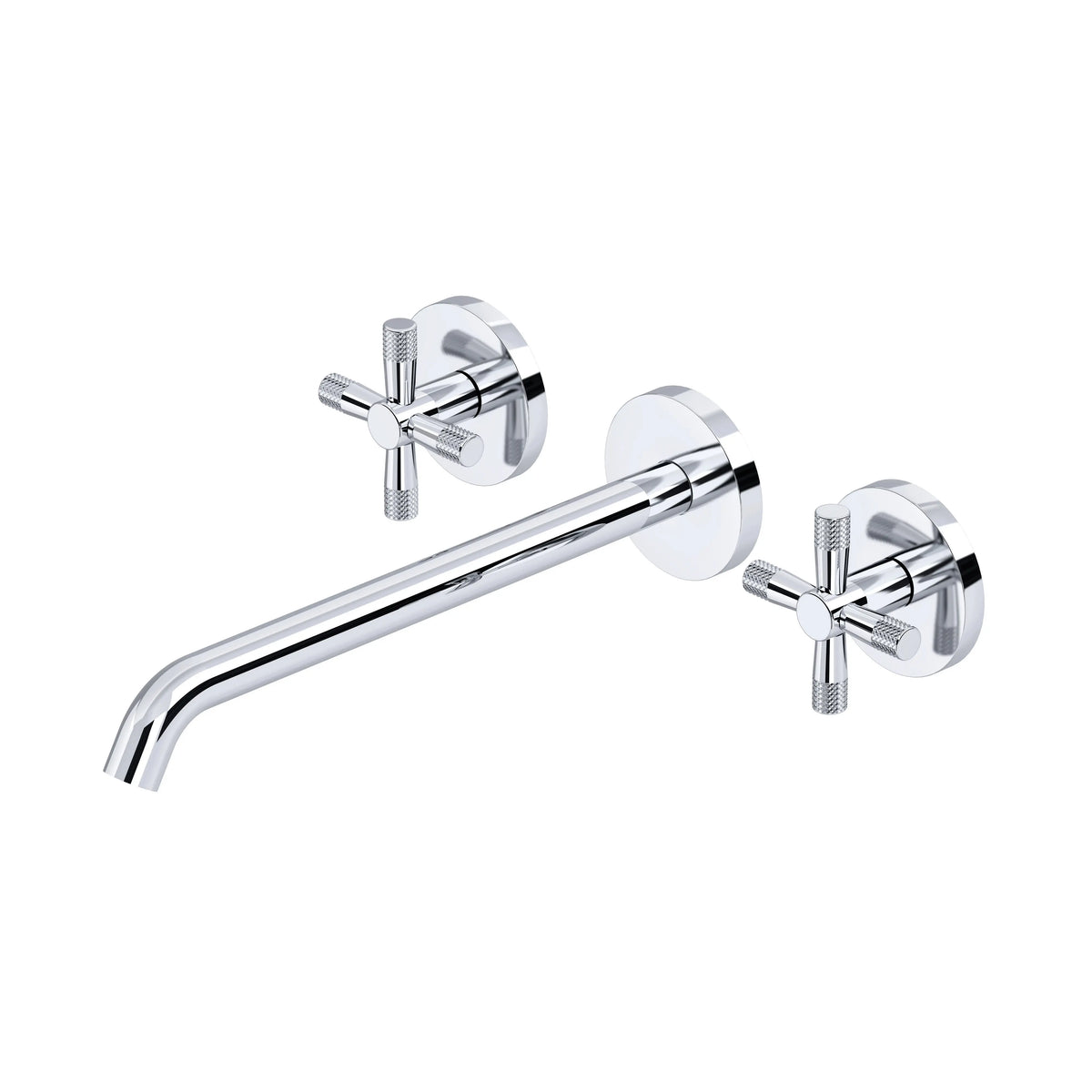 ROHL Amahle Wall Mount Tub Filler Trim With C-Spout TAM06W3XM - Polished Chrome