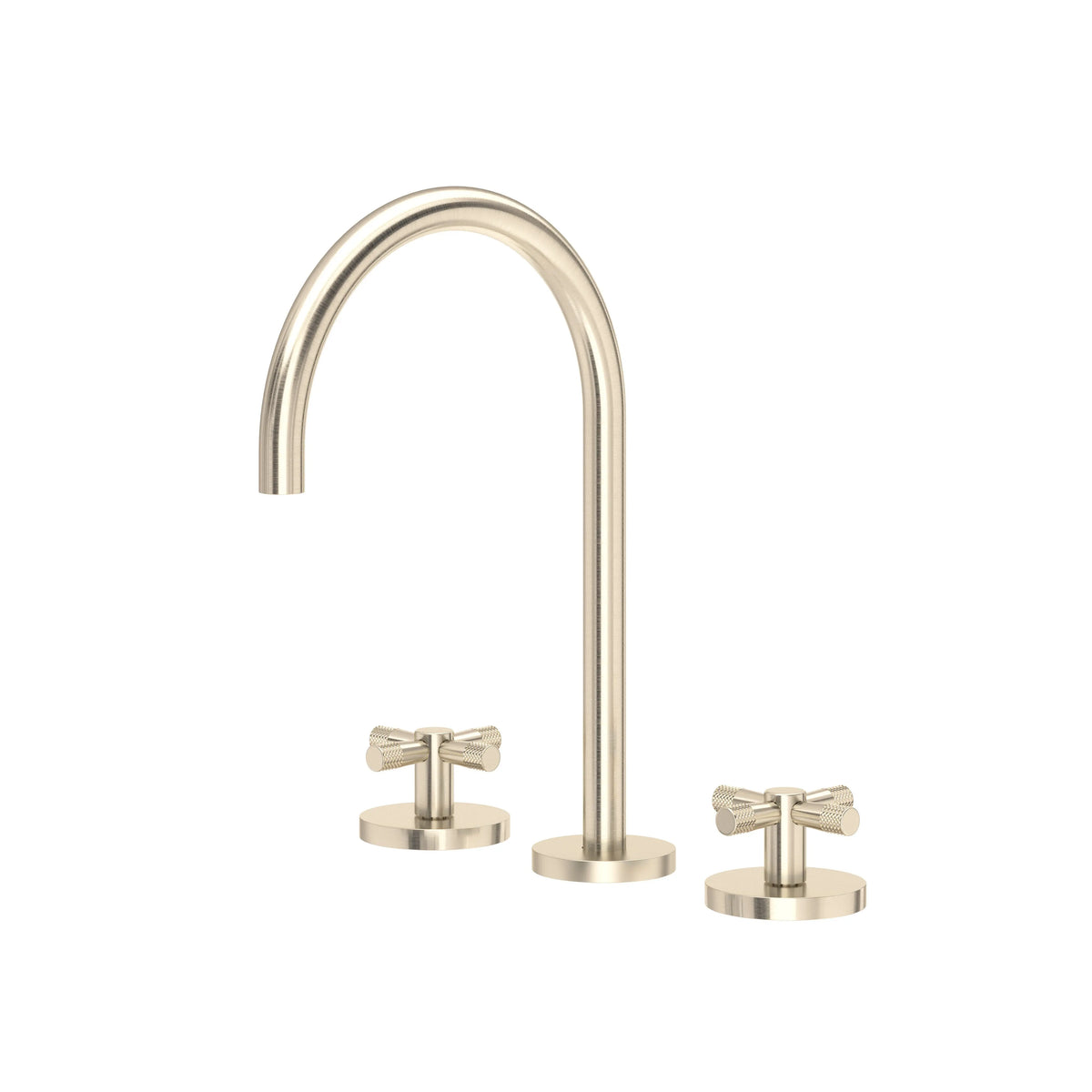 ROHL Amahle Widespread Lavatory Faucet With C-Spout AM08D3XM - Satin Nickel