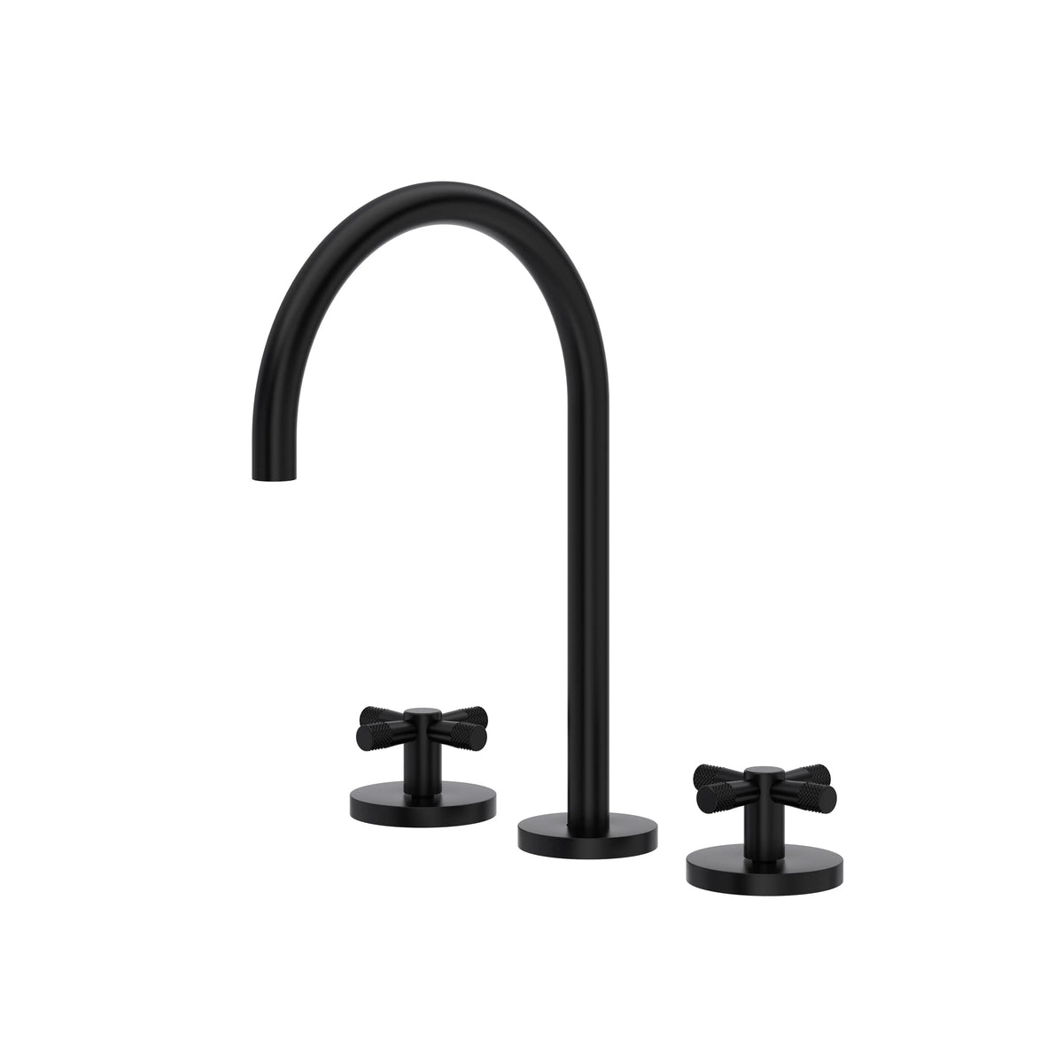 ROHL Amahle Widespread Lavatory Faucet With C-Spout AM08D3XM - Matte Black