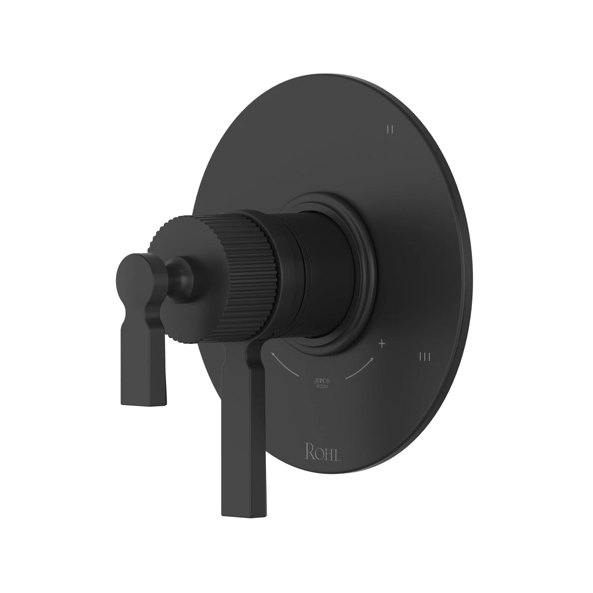 ROHL Apadana 1/2" Therm & Pressure Balance Trim With 3 Functions TAD47W1 - Matte Black