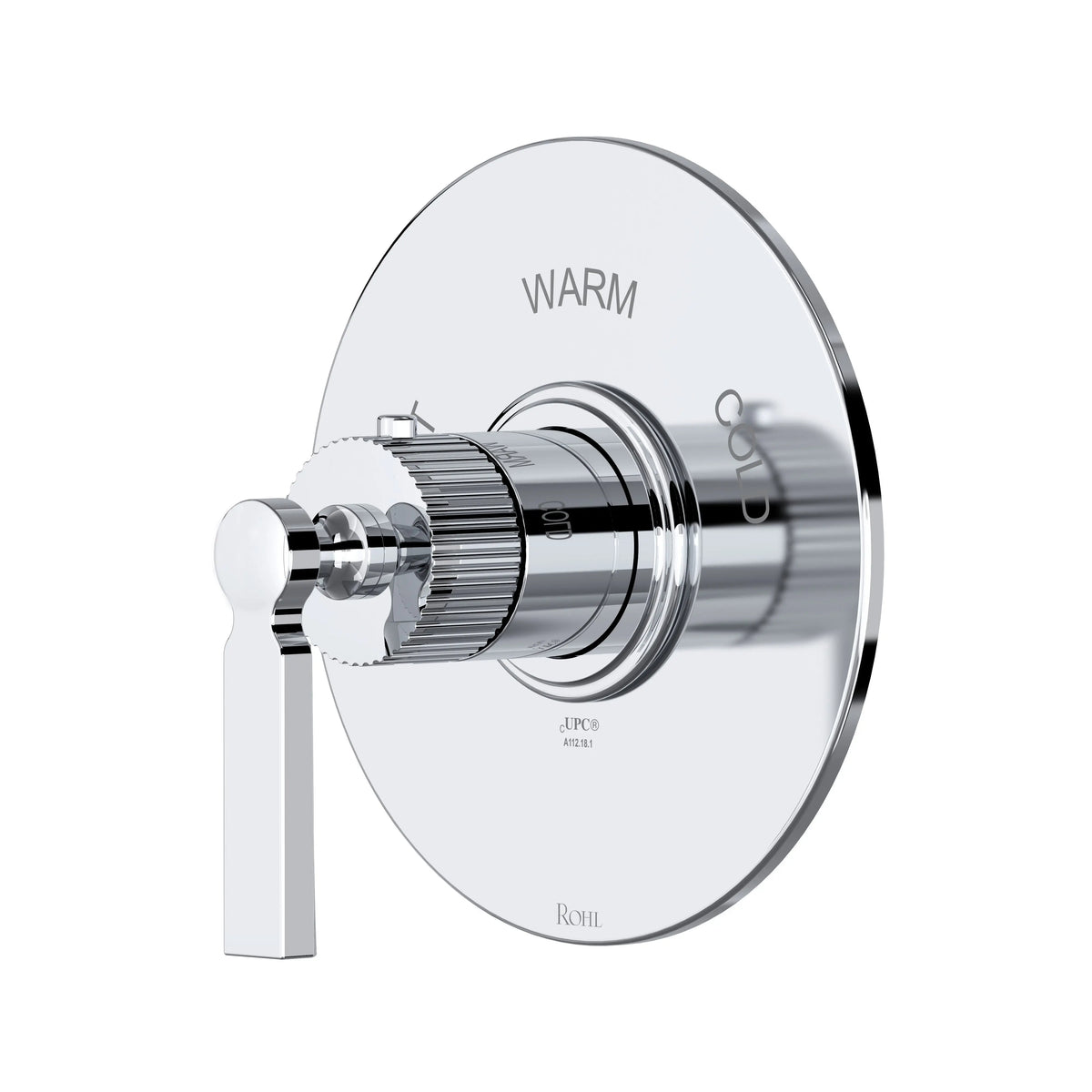 ROHL Apadana 3/4" Thermostatic Trim Without Volume Control TAD13W1 - Polished Chrome