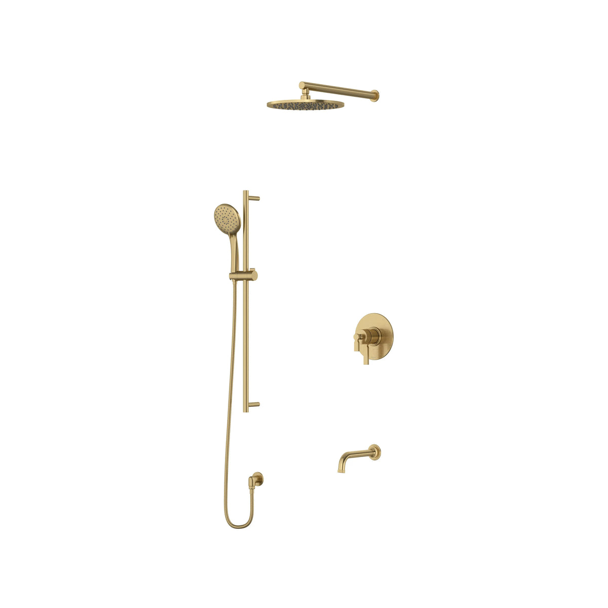 ROHL Apadana Shower Kit 1345 Trim TKIT1345AD - Antique Gold