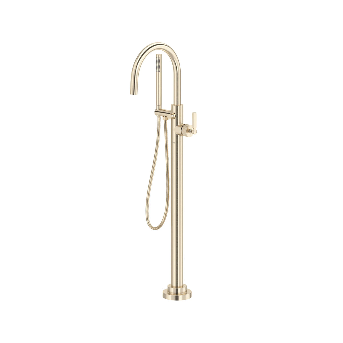 ROHL Apadana Single Hole Floor Mount Tub Filler Trim TAD06HF1 - Satin Nickel