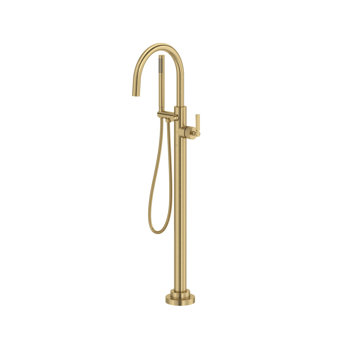 ROHL Apadana Single Hole Floor Mount Tub Filler Trim TAD06HF1 - Antique Gold