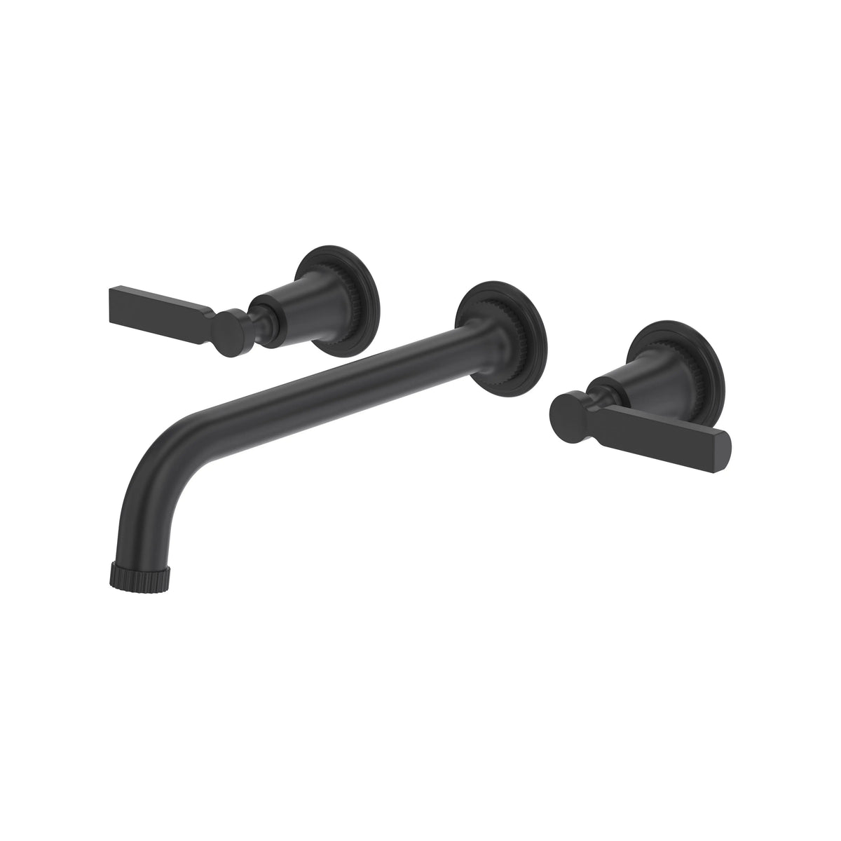 ROHL Apadana Wall Mount Tub Filler Trim With C-Spout TAD06W3LR - Matte Black